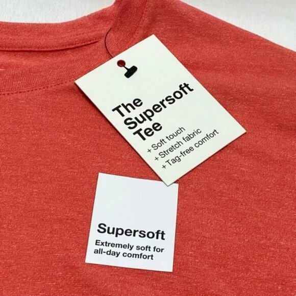 Sonoma Men's Super Soft Tee Large Pink Rum Short Sleeve Crewneck T-Shirt NWT - Picture 6 of 7